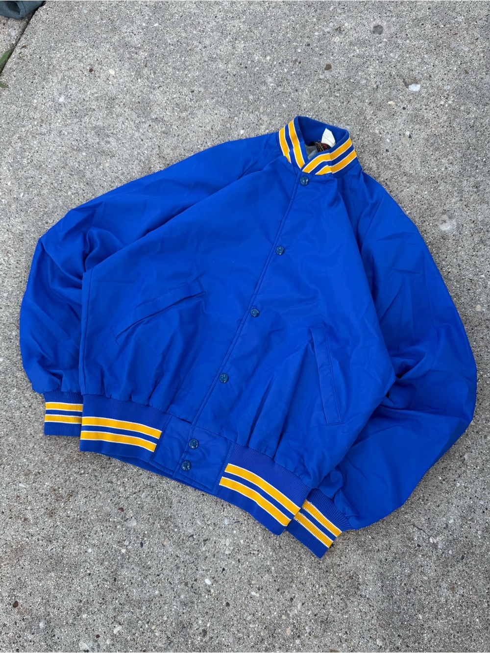 Vintage Plain Jane Letterman Jacket - Picture 2 of 3